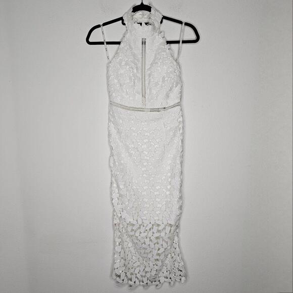 Bardot Dresses & Skirts - NWT Bardot Women's Ivory/High Neck Lace Shear, Gemma Dress Size XS(4)